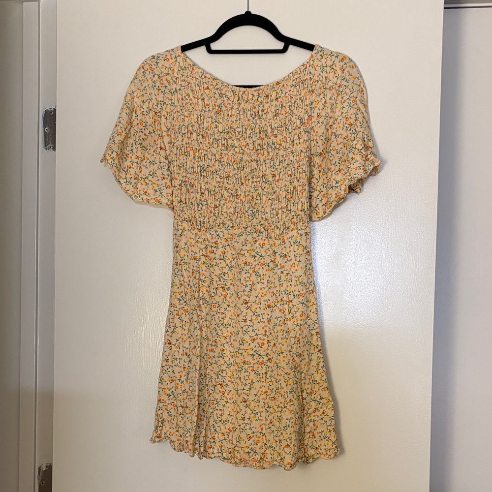 Floral Yellow Dress